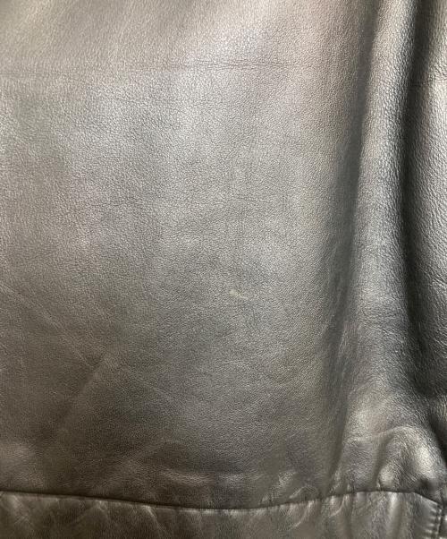 CHEVIGNON（シェビニオン）CHEVIGNON (シェビニオン) レザージャケット ブラック サイズ:Ｍの古着・服飾アイテム