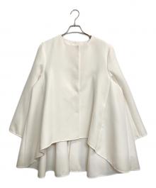 LE PHIL（ル フィル）の古着「エアートリプルクロスバックフレアジャケット」｜アイボリー