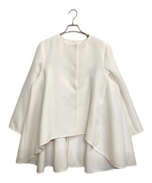 LE PHIL（ル フィル）LE PHIL (ル フィル) エアートリプルクロスバックフレアジャケット アイボリー サイズ:FREEの古着・服飾アイテム