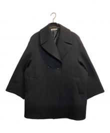 Rouge vif（ルージュヴィフ）の古着「ボンディングライトハーフコート」｜ブラック