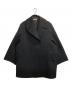 Rouge vif（ルージュヴィフ）の古着「ボンディングライトハーフコート」｜ブラック