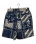 KITH (キス) Silk Twill Lewis Short / シルクツイルルイスショーツ ネイビー×ホワイト サイズ:L：12000円