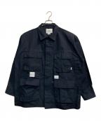 WTAPSダブルタップス）の古着「JMOD 01 / LS / NYCO. RIPSTOP. IDENTITY」｜ネイビー