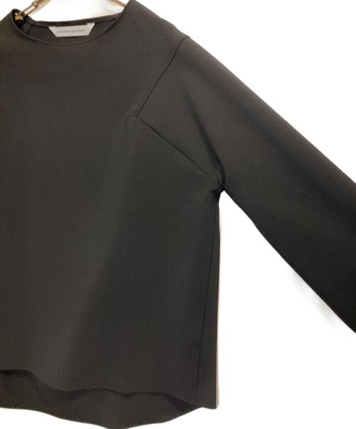 COGTHEBIGSMOKE（コグザビッグスモーク）COGTHEBIGSMOKE (コグザビッグスモーク) KATE CREW NECK TOP / ケイトクルーネックジャージートップ ブラック サイズ:-の古着・服飾アイテム