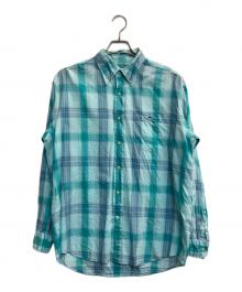 LACOSTE（ラコステ）の古着「チェックシャツ」｜ブルー