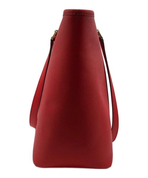 MICHAEL KORS（マイケルコース）MICHAEL KORS (マイケル・コース) トートバッグ レッドの古着・服飾アイテム