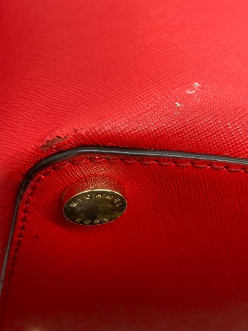 MICHAEL KORS（マイケルコース）MICHAEL KORS (マイケル・コース) トートバッグ レッドの古着・服飾アイテム