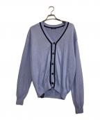 Denhamデンハム）の古着「ニットカーディガン」｜ブルー