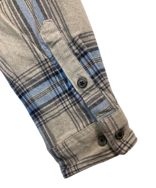 CarHartt（カーハート）CarHartt (カーハート) 長袖シャツ グレー×ブルー サイズ:Sの古着・服飾アイテム