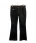 DIESEL（ディーゼル）の古着「1969 D-EBBEY フレアパンツ」｜ブラック