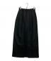 CLANE（クラネ）の古着「FRONT SLIT TUCK SKIRT」｜ブラック