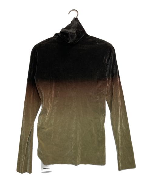 TAAKK（ターク）TAAKK (ターク) GRADATION TURTLE T ベージュ×グレー サイズ:2の古着・服飾アイテム