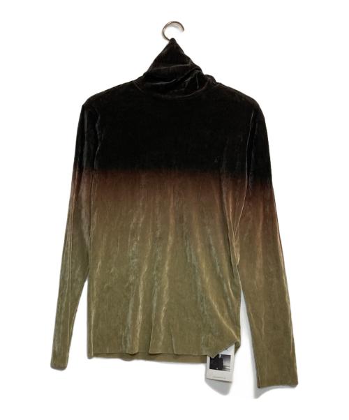 TAAKK（ターク）TAAKK (ターク) GRADATION TURTLE T ベージュ×グレー サイズ:2の古着・服飾アイテム