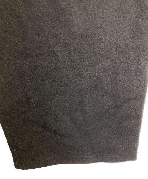 MARKA（マーカ）MARKA (マーカ) 130s ウールナッピング / ワイドシリンダーフィットイージーパンツ ブラック サイズ:2の古着・服飾アイテム