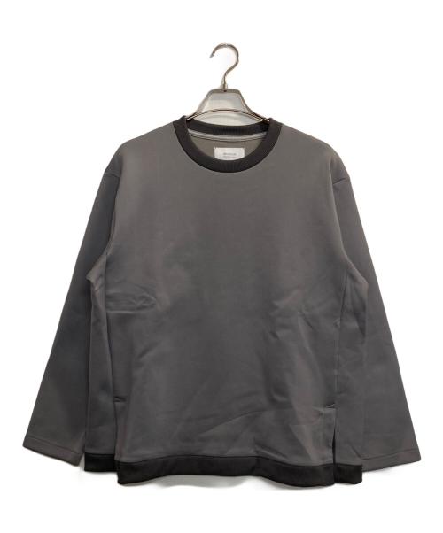 STUDIOUS（ステュディオス）STUDIOUS (ステュディオス) FEELS GOOD SIDESLIT SWEAT グレー サイズ:1の古着・服飾アイテム