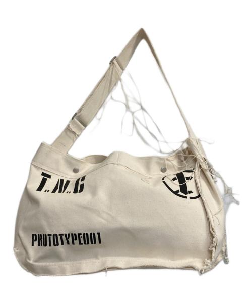 FAF（エフエーエフ）FAF (エフエーエフ) キャンバストートバッグ アイボリーの古着・服飾アイテム