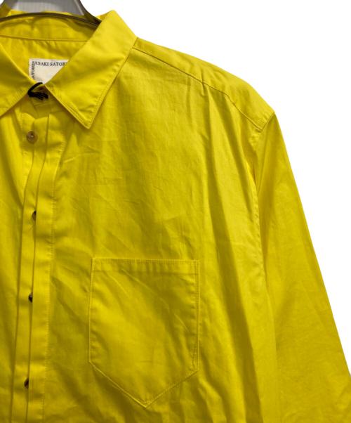 SATORU SASAKI（サトル ササキ）SATORU SASAKI (サトル ササキ) 長袖シャツ イエロー サイズ:46の古着・服飾アイテム