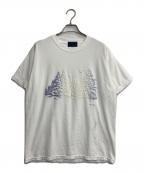 Soeソーイ）の古着「Washed Tshirts Mountain」｜ホワイト