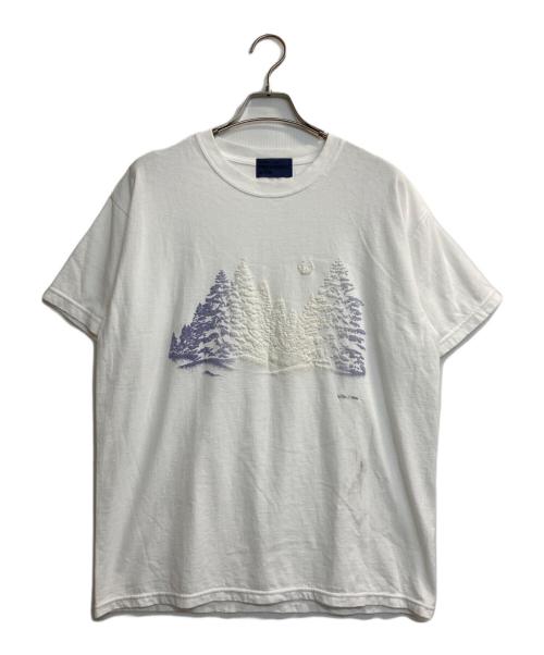 Soe（ソーイ）SOE (ソーイ) Washed Tshirts Mountain ホワイト サイズ:1の古着・服飾アイテム