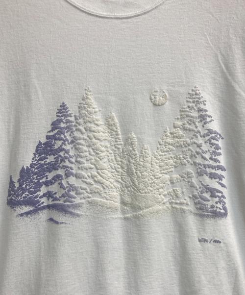 Soe（ソーイ）SOE (ソーイ) Washed Tshirts Mountain ホワイト サイズ:1の古着・服飾アイテム