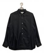 STUDIOUSステュディオス）の古着「COLOR STITCH SHIRTS」｜ブラック