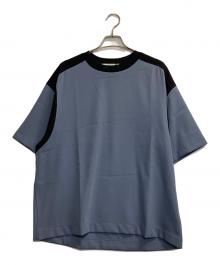 CULLNI（クルニ）の古着「バイカラーカットソー」｜ブラック×ブルー