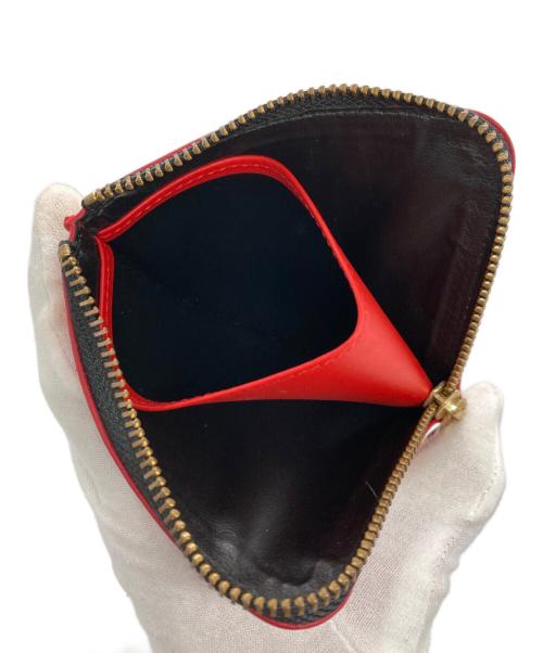 COMME des GARCONS（コムデギャルソン）COMME des GARCONS (コムデギャルソン) HUGE LOGO ジップコインケース レッドの古着・服飾アイテム