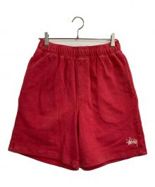 stussy（ステューシー）の古着「DOUBLE LAYER JERSEY SHORT」｜レッド