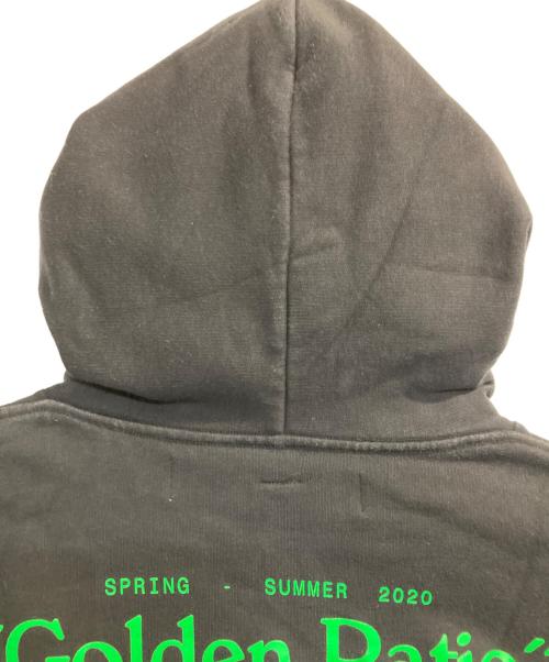 OFFWHITE（オフホワイト）OFFWHITE (オフホワイト) PASCAL PAINTING HOODIE / パスカルペインティングパーカー　オフホワイト グリーン×ブラック サイズ:Ｍ　の古着・服飾アイテム