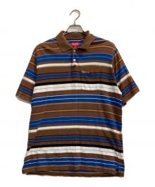 SUPREME（シュプリーム）の古着「Multi Stripe Polo ポロシャツ」｜ブラウン