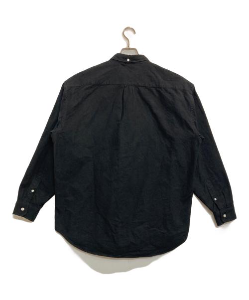 SUPREME（シュプリーム）SUPREME (シュプリーム) 24SS Loose Fit Flannel Oxford shirt / ルーズフィットフランネルオックスフォードシャツ ブラック サイズ:Lの古着・服飾アイテム
