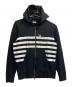MONCLER（モンクレール）の古着「MAGLIA CARDIGAN ジップパーカー　MONCLER　モンクレール」｜ブラック