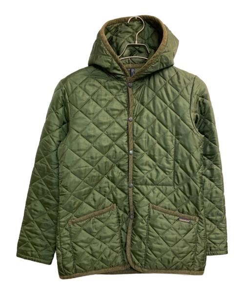 LAVENHAM（ラベンハム）LAVENHAM (ラベンハム) フーデットキルティングジャケット グリーン サイズ:36の古着・服飾アイテム