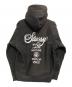 stussy (ステューシー) WORLD TOUR ZIP HOOD / ワールドツアー ジップパーカー ブラック サイズ:L：11000円