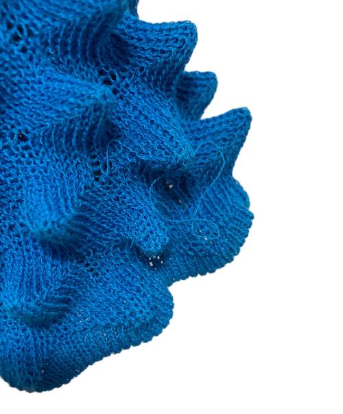 MAISON SPECIAL（メゾンスペシャル）MAISON SPECIAL (メゾンスペシャル) ポップコーンニットカーディガン ブルー サイズ:ＦＲＥＥの古着・服飾アイテム