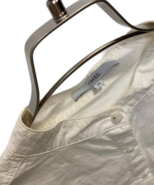 UN3D.（アンスリード）UN3D. (アンスリード) クロップドシャツ ホワイト サイズ:38の古着・服飾アイテム