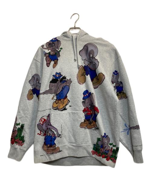 SUPREME（シュプリーム）SUPREME (シュプリーム) 22FW Elephant Hooded Sweatshirt グレー サイズ:Ｌの古着・服飾アイテム