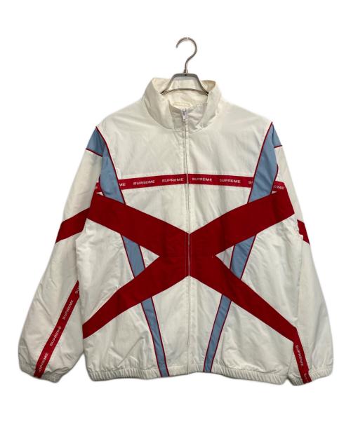 SUPREME（シュプリーム）SUPREME (シュプリーム) 21SS Cross Paneled Track Jacket ホワイト サイズ:ＸＬの古着・服飾アイテム