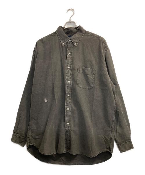 NAUTICA（ノーティカ）NAUTICA (ノーティカ) ボタンダウンシャツ グレー サイズ:ＸＸＬの古着・服飾アイテム
