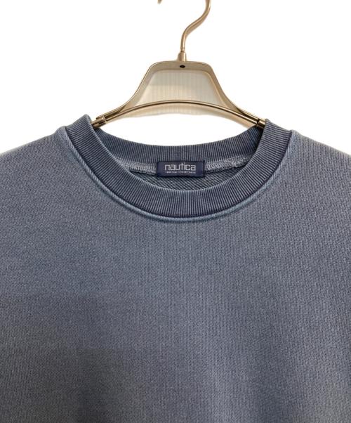 NAUTICA（ノーティカ）NAUTICA (ノーティカ) ピグメントクルーネックスウェット ネイビー サイズ:XLの古着・服飾アイテム