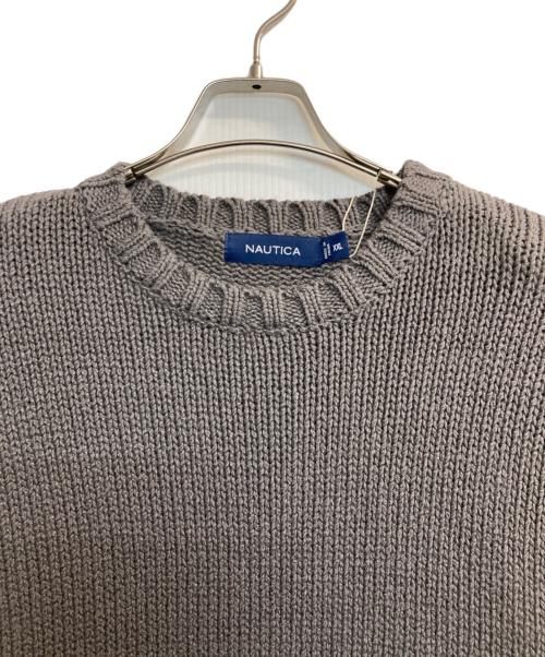 NAUTICA（ノーティカ）NAUTICA (ノーティカ) ローゲージニット グレー サイズ:XXLの古着・服飾アイテム
