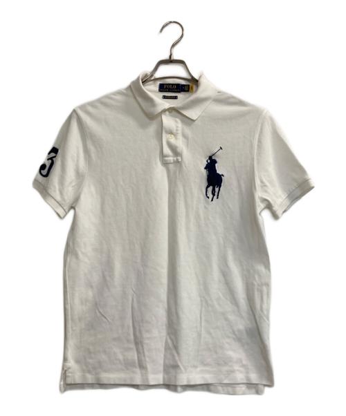 POLO RALPH LAUREN（ポロ・ラルフローレン）POLO RALPH LAUREN (ポロ・ラルフローレン) ビッグポニーポロシャツ ホワイト サイズ:Ｍの古着・服飾アイテム