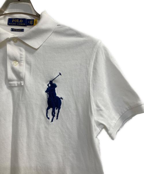 POLO RALPH LAUREN（ポロ・ラルフローレン）POLO RALPH LAUREN (ポロ・ラルフローレン) ビッグポニーポロシャツ ホワイト サイズ:Ｍの古着・服飾アイテム