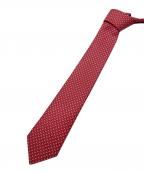 HERMESエルメス）の古着「H柄シルクネクタイ」｜ブルー×レッド