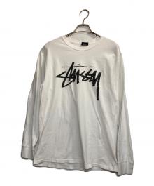 stussy（ステューシー）の古着「ロゴカットソー」｜ホワイト