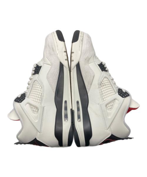 NIKE（ナイキ）NIKE (ナイキ) AIR JORDAN 4 RETRO OG FC SAIL/BLACK-UNIVERSITY RED ブラック×ホワイト サイズ:US12の古着・服飾アイテム