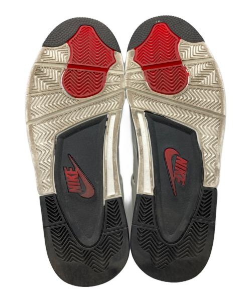 NIKE（ナイキ）NIKE (ナイキ) AIR JORDAN 4 RETRO OG FC SAIL/BLACK-UNIVERSITY RED ブラック×ホワイト サイズ:US12の古着・服飾アイテム