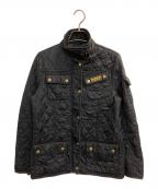 Barbourバブアー）の古着「キルティングジャケット」｜ブラック
