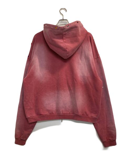 MARK POINT（マークポイント）MARK POINT (マークポイント) GSTONE W ZIP HOODIE レッド サイズ:Ｌの古着・服飾アイテム