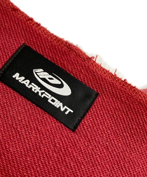 MARK POINT（マークポイント）MARK POINT (マークポイント) GSTONE W ZIP HOODIE レッド サイズ:Ｌの古着・服飾アイテム
